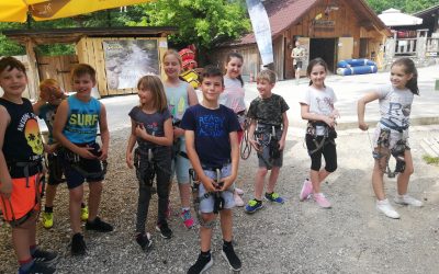 Tretješolci v adrenalinskem parku