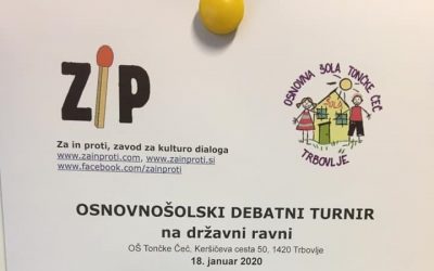 DEBATNI TURNIR na državni ravni